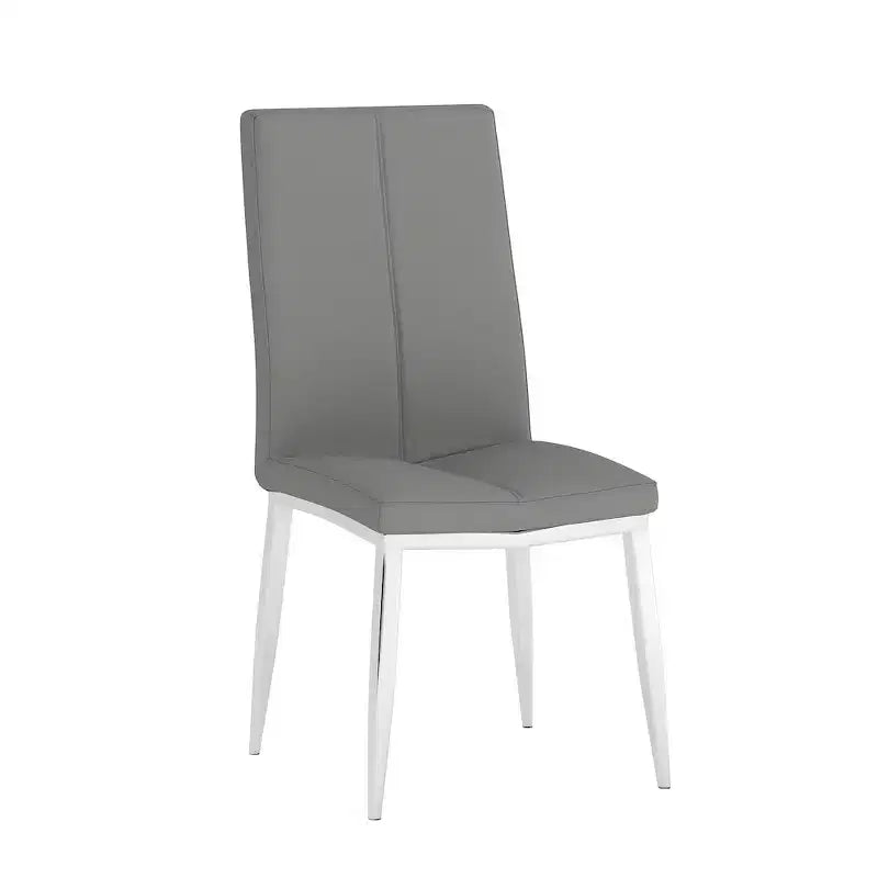 Chintaly Imports, Chaise d'appoint rembourrée à dossier courbé moderne - Lot de 4