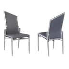 Chintaly Imports, chaise d'appoint contemporaine à dossier mobile - Lot de 2