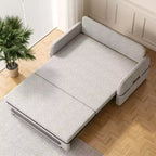 Gaoyangjiaju Canapé-lit convertible 94 cm à 225 cm avec rangement caché et roulettes verrouillables