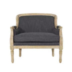Fauteuil club en tissu tapissé de style campagnard français Christopher Knight Home Tamarisk