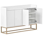 Hostack Buffet moderne élégant avec grand espace de rangement pour la salle à manger, l'entrée