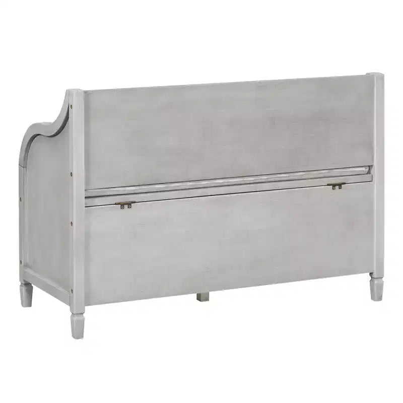 GDFStudio Fanny Banc de Rangement Multifonctionnel pour Entrée avec Siège Rembourré et Charnière de Sécurité