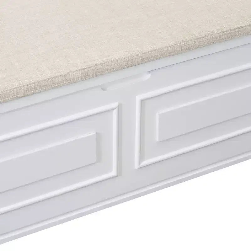 GDFStudio Fanny Banc de Rangement Multifonctionnel pour Entrée avec Siège Rembourré et Charnière de Sécurité