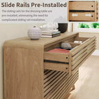Commode en bois à 6 tiroirs pour chambre à coucher, meubles de rangement avec grille