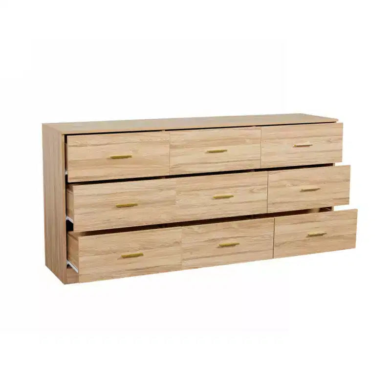 Commode à 9 tiroirs en bois GDFStudio Rowan Farmhouse