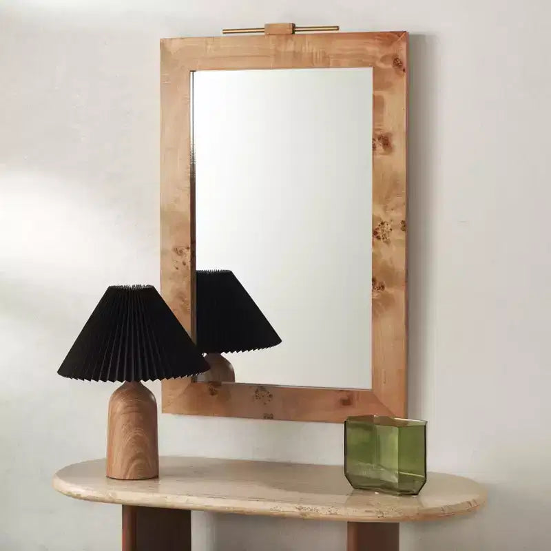Miroir Anthea - 23,7 x 35,55 - MRR9015 - Naturel/Chêne clair - Safavieh