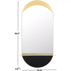 Miroir Wessley - 18.25 x 36 - MRR8010 - Doré - Safavieh