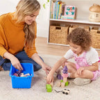 Meuble de rangement 15 casiers ECR4Kids Streamline avec 15 bacs à façade ouverte, 5x3, mobilier pour enfants