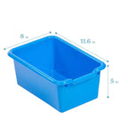 Meuble de rangement 15 casiers ECR4Kids Streamline avec 15 bacs à façade ouverte, 5x3, mobilier pour enfants