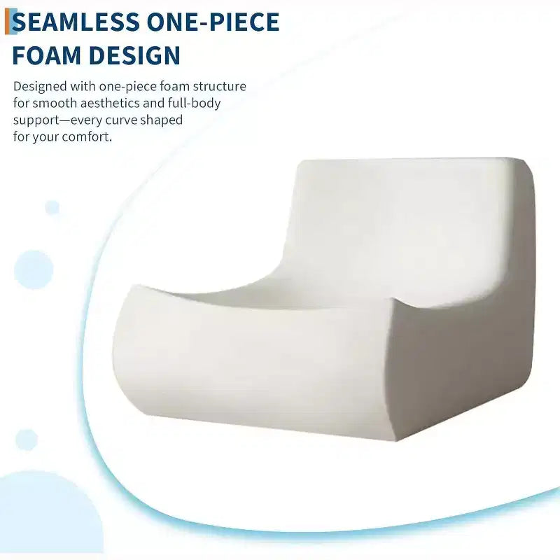 Fauteuil poire Acekool pour adultes, canapé simple en mousse à mémoire de forme, tissu effet daim, chaise de sol moderne et confortable pour salon et chambre à coucher, vert