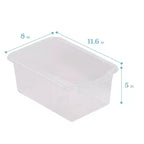 Vestiaire à 5 compartiments pour tout-petits et 5 bacs de rangement avant à écope ECR4Kids Streamline, Rangement à casiers
