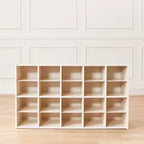 Meuble de rangement ECR4Kids Streamline 20 bacs avec 20 bacs à façade ouverte, 4x5, Meuble pour enfants