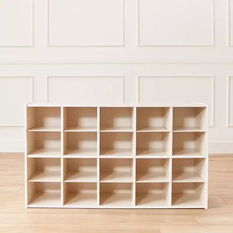 Meuble de rangement ECR4Kids Streamline 20 bacs avec 20 bacs à façade ouverte, 4x5, Meuble pour enfants