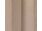 Table d'appoint plissée en métal Storied Home, Beige