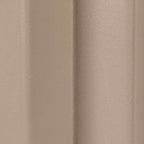 Table d'appoint plissée en métal Storied Home, Beige