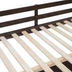 Lit mezzanine double avec bureau, lit mezzanine en bois avec tiroirs et étagères de rangement, lit mezzanine double haut avec miroir de coiffeuse pour enfants, adolescents et adultes