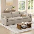 Canapé modulaire surdimensionné Spruce & Spring pour salon, Taupe-3PC