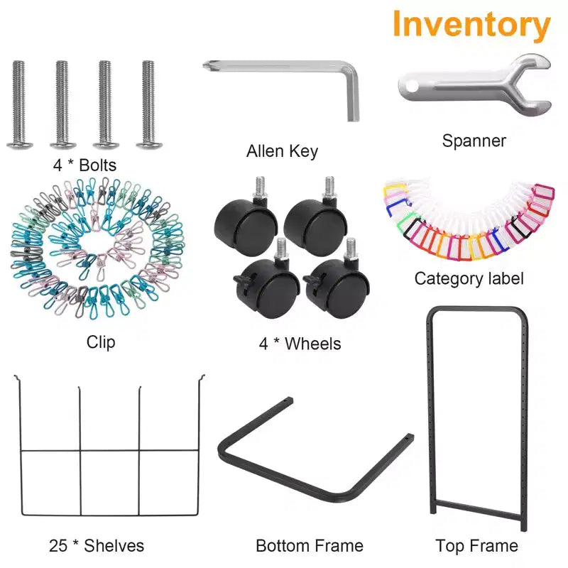 Séchoir à dessins, Séchoir à toiles – 25 étagères amovibles, Rangement mobile en métal pour salles de classe, ateliers d'art, 34x44x105 cm