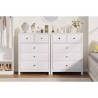 Commode à 5 tiroirs, Organisateur de commode moderne avec tiroirs de rangement, Commodes en bois pour chambre à coucher, entrée, couloir