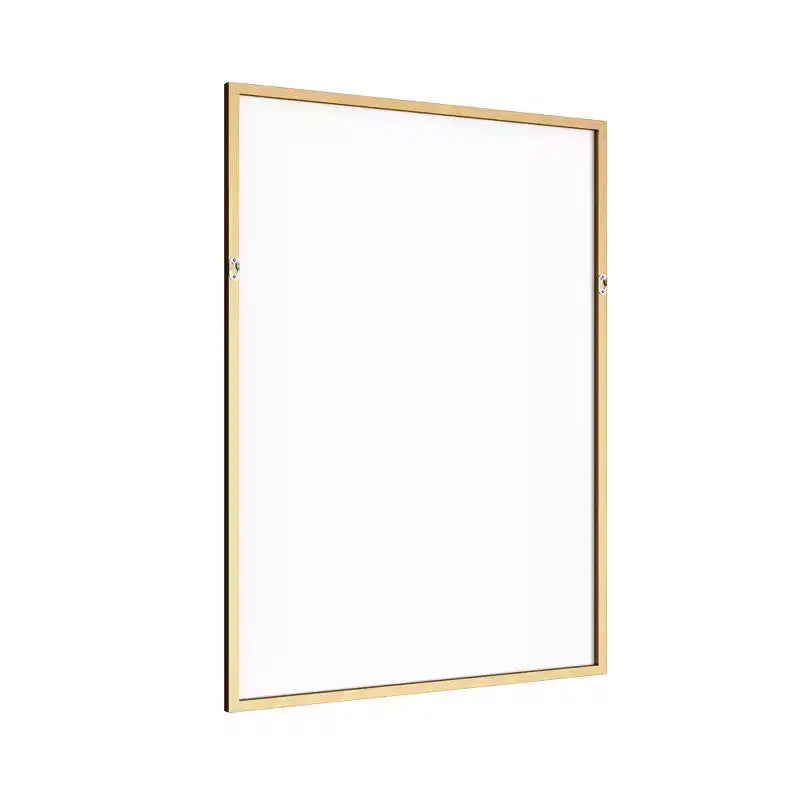 Miroir Suspendu MAYEERTY en Alliage d'Aluminium Bord Fin Rectangle à Angle Droit