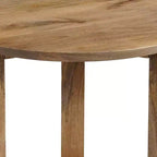 Table d'appoint ronde artisanale Royal Hampton 18.5 | Bois de manguier