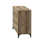 Commode Galano Lilay 6 tiroirs (Interlock) - Chêne noueux