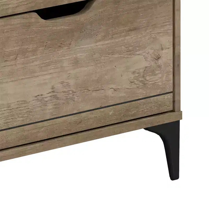 Commode Galano Lilay 6 tiroirs (Interlock) - Chêne noueux