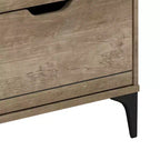 Commode Galano Lilay 6 tiroirs (Interlock) - Chêne noueux