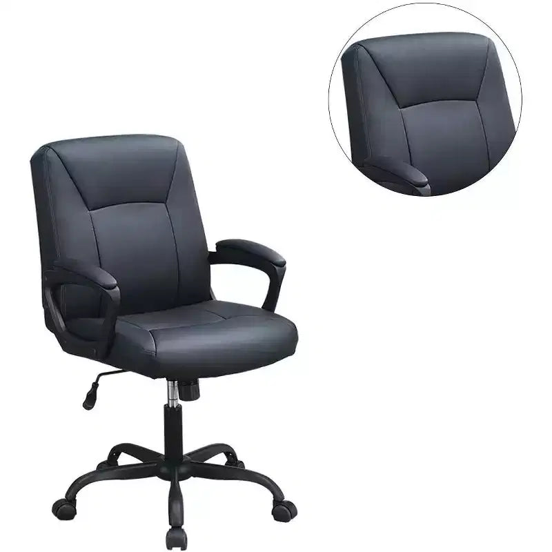 Chaise de bureau moderne Okak, chaise de bureau avec hauteur réglable et support à cinq roulettes, chaise d'ordinateur pour le bureau, la maison