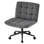 Chaises de bureau Okak 360 pivotantes, sans accoudoirs, réglables en hauteur et avec roulettes, confortables pour l'étude et la salle de lecture