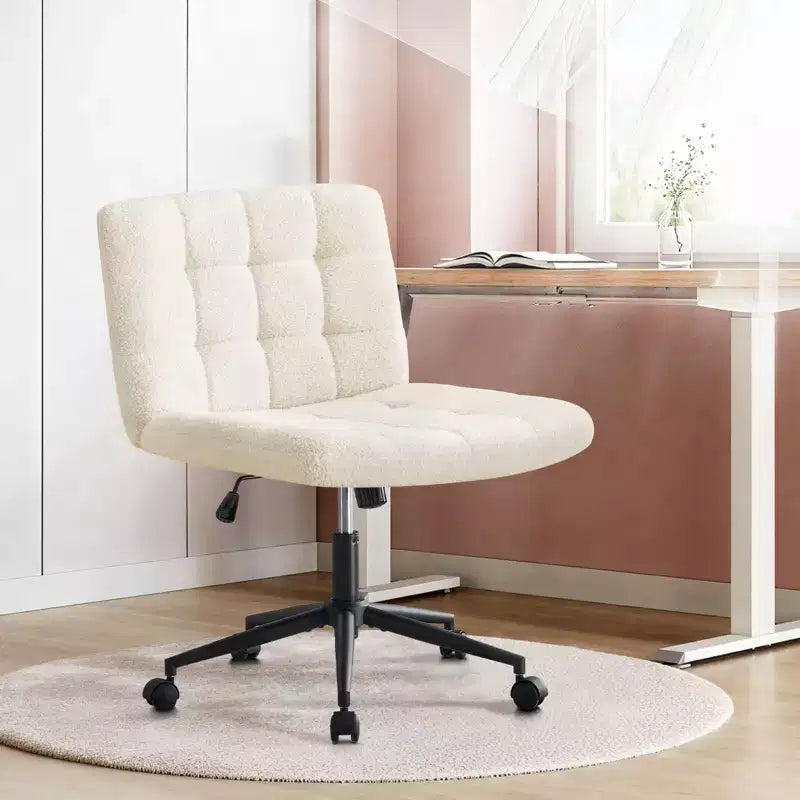 Chaises de bureau Okak 360 pivotantes, sans accoudoirs, réglables en hauteur et avec roulettes, confortables pour l'étude et la salle de lecture