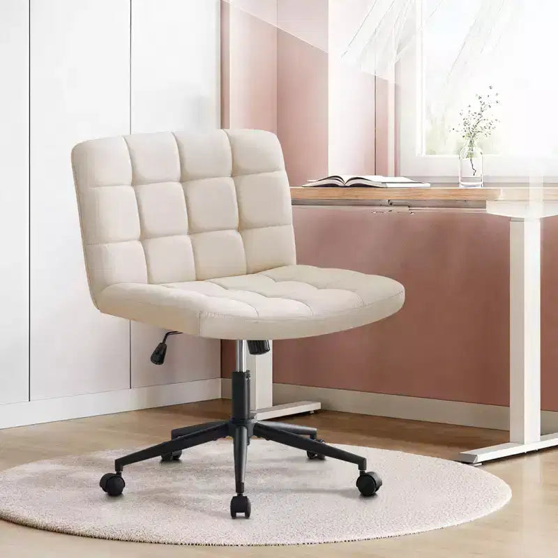 Chaises de bureau Okak 360 pivotantes, sans accoudoirs, réglables en hauteur et avec roulettes, confortables pour l'étude et la salle de lecture