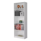 Okak - Étagère Minimaliste, Vitrine avec 5 Étagères Ouvertes, Organiseur de Rangement Autonome pour Salon, Bureau
