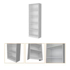Okak - Étagère Minimaliste, Vitrine avec 5 Étagères Ouvertes, Organiseur de Rangement Autonome pour Salon, Bureau