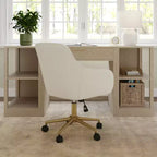 Chaise de bureau rembourrée Rayna Martha Stewart