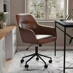 Chaise de bureau rembourrée Rayna Martha Stewart