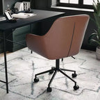 Chaise de bureau rembourrée Rayna Martha Stewart