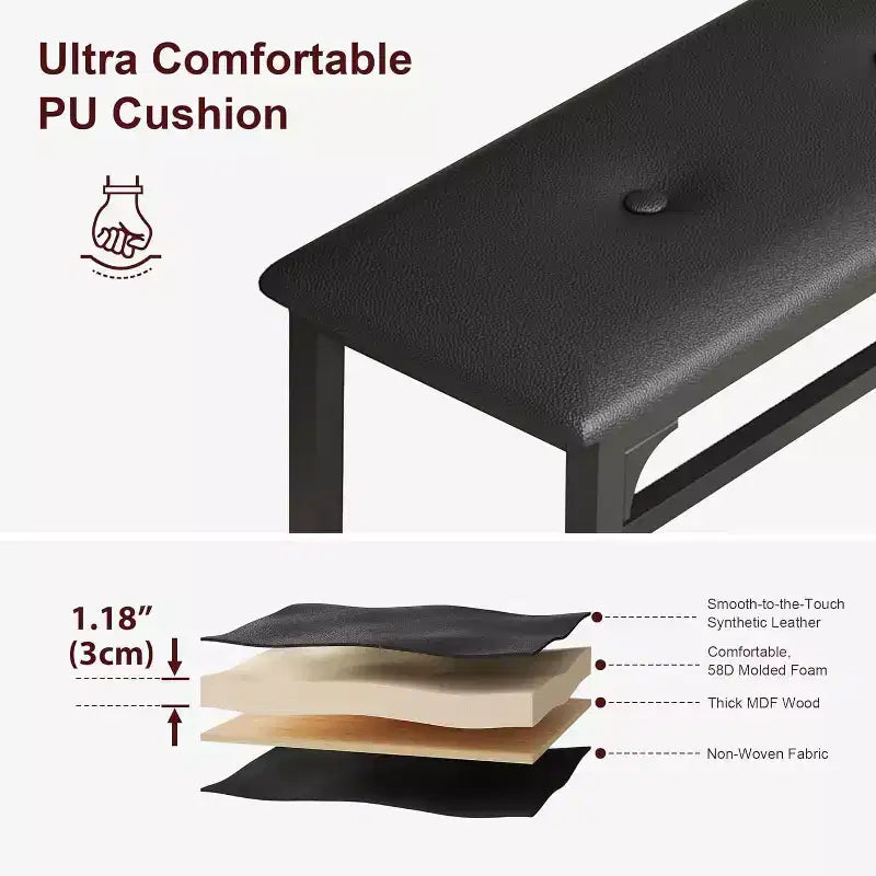 Table de salle à manger/cuisine extensible de 160 cm pour 6-8 personnes, avec cadre en métal robuste, peu encombrante pour cuisine, salle à manger, appartement