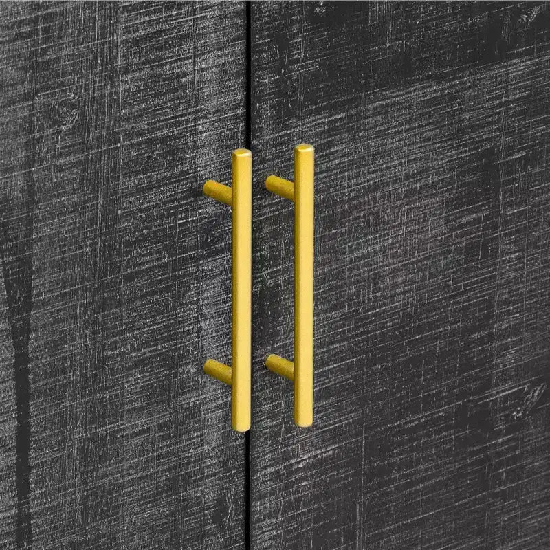 Buffet minimaliste Okak, buffet de salle à manger avec 4 portes et 4 étagères, meuble de rangement pour salon, salle à manger, cuisine