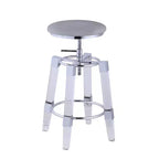 Chintaly Imports, tabouret contemporain à hauteur réglable avec assise rembourrée