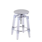 Chintaly Imports, tabouret contemporain à hauteur réglable avec assise rembourrée