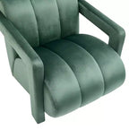 Fauteuil d'appoint contemporain en velours Velmor de Roundhill Furniture