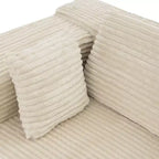 Famapy Canapé d'angle moderne compressé : Confort et style pour les espaces de vie contemporains, canapé en coton compressé sans assemblage avec méridienne.