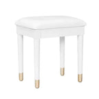 Homy Casa Coiffeuse avec Tabouret et Meubles de Rangement pour Chambre ou Dressing, Blanc