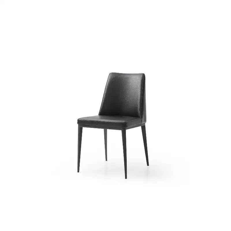 Lot de 4 chaises de salle à manger HomeStock 36 po en similicuir gris, pour un aménagement intérieur polyvalent, idéal et tendance