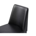 Lot de 4 chaises de salle à manger HomeStock 36 po en similicuir gris, pour un aménagement intérieur polyvalent, idéal et tendance
