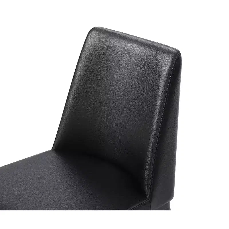 Lot de 4 chaises de salle à manger HomeStock 36 po en similicuir gris, pour un aménagement intérieur polyvalent, idéal et tendance
