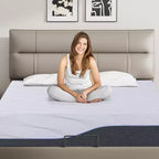 Matelas en mousse à mémoire de forme Dyonery, taille Twin XL, rafraîchissant haut de gamme, thé vert/gel