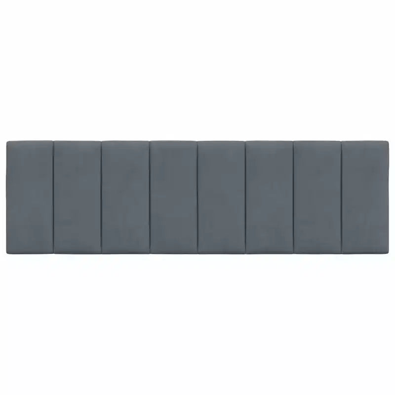 vidaXL Coussin de Tête de Lit Hanko Gris Foncé 60,2 Velours