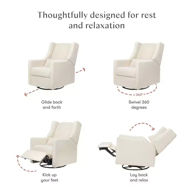 Fauteuil inclinable et pivotant Babyletto Kiwi